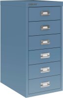 BISLEY MultiDrawer™ L296 Schubladenschrank blau 6...
