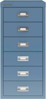BISLEY MultiDrawer™ L296 Schubladenschrank blau 6...