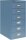 BISLEY MultiDrawer™ L296 Schubladenschrank blau 6 Schubladen 27,8 x 38,0 x 59,0 cm, 1 St.