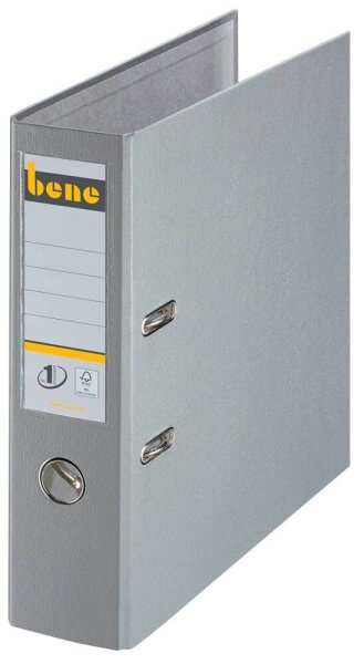 bene No.1 Power Ordner grau Kunststoff 8,0 cm DIN A4, 1 St.