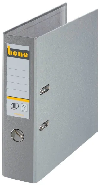 bene No.1 Power Ordner grau Kunststoff 8,0 cm DIN A4, 1 St.