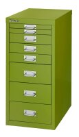 BISLEY MultiDrawer™ L298 Schubladenschrank grün 8 Schubladen 27,8 x 38,0 x 59,0 cm, 1 St.