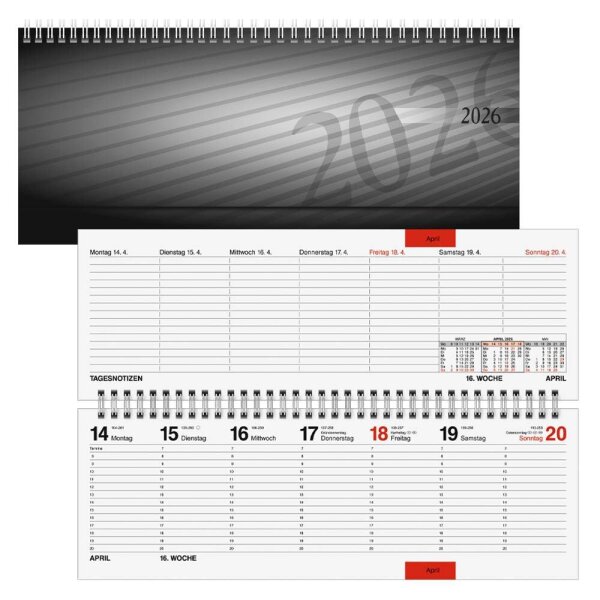 rido idé Tischquerkalender 2026, 1 St.  ( 5136102906 )
