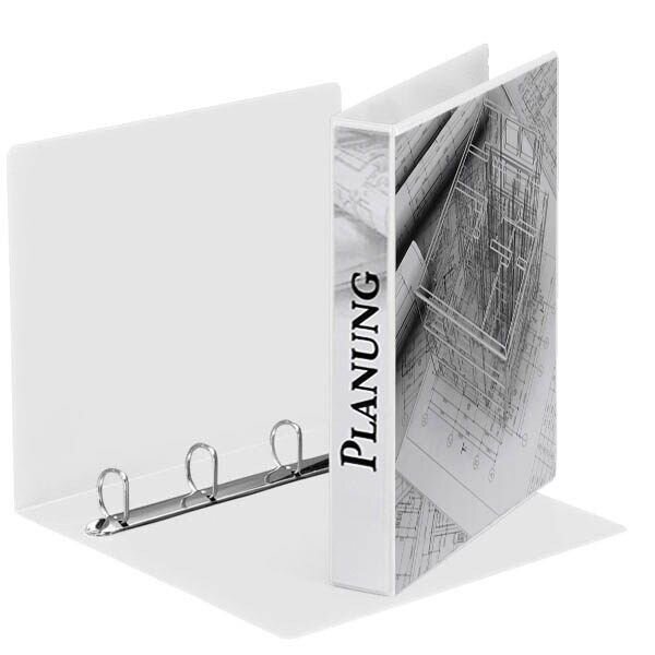 Esselte Präsentationsringbücher 4-Ringe weiß 5,1 cm DIN A4, 10 St.