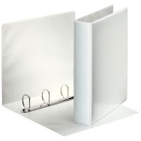 Esselte Präsentationsringbücher 4-Ringe weiß 6,2 cm DIN A4, 10 St.