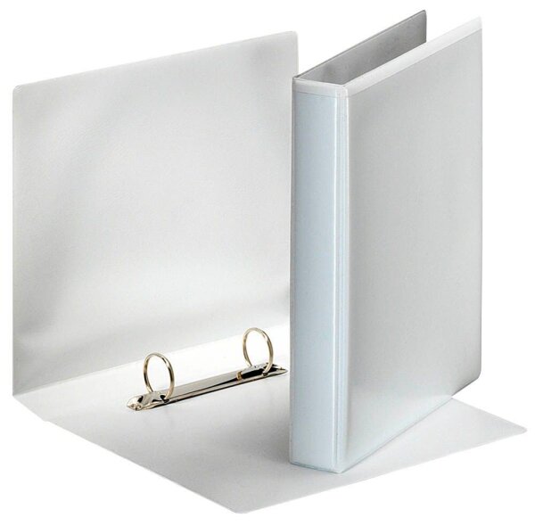 Esselte Präsentationsringbücher 2-Ringe weiß 4,6 cm DIN A5 hoch, 12 St.