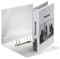 Esselte Präsentationsringbücher 2-Ringe weiß 4,6 cm DIN A5 hoch, 12 St.