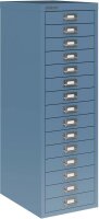 BISLEY MultiDrawer™ L3915 Schubladenschrank blau 15...