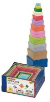 folia Geschenkboxen bunt 14,5 x 14,0 x 7,4 cm, 12 St.
