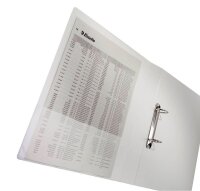 LEITZ Präsentationsringbücher 2-Ringe weiß 2,9 cm DIN A4, 6 St.