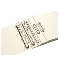 LEITZ Präsentationsringbücher 2-Ringe weiß 5,0 cm DIN A4, 6 St.