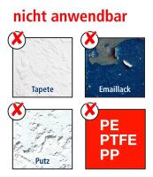 tesa WC-Garnitur SMOOZ weiß Metall, 1 St.
