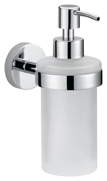 tesa Seifenspender SMOOZ 40323-00000-00 satiniertes Glas Metall, verchromt 200,0 ml, 1 St.