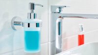 tesa Seifenspender SMOOZ 40323-00000-00 satiniertes Glas...