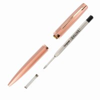 ONLINE® Kugelschreiber Rose rosegold, Schreibfarbe: schwarz, 1 St.