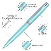 ONLINE® Kugelschreiber Turquoise türkis, Schreibfarbe: schwarz, 1 St.