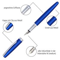 ONLINE® Blue Patronenfüller satin blau M (mittel), 1 St.
