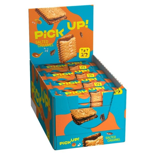PICK UP! Salted Caramel Kekse 24x 28,0 g, 24 St.