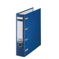 LEITZ Doppelordner blau Karton 7,5 cm, 1 St.