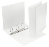 VELOFLEX VELODUR® Präsentationsringbücher 4-Ringe weiß 8,5 cm DIN A4, 10 St.
