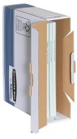 Bankers Box Archivboxen Bankers Box weiß/blau 8,0 x 26,5 x 32,7 cm, 10 St.