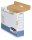 Bankers Box Archivboxen Bankers Box weiß/blau 8,0 x 26,5 x 32,7 cm, 10 St.