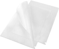 EICHNER Sichthüllen DIN A4 transparent genarbt 0,12...