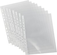 EICHNER Prospekthüllen DIN A4 glasklar glatt 0,12 mm, 100 St.