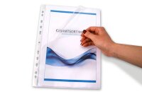EICHNER Prospekthüllen DIN A4 glasklar glatt 0,12 mm, 100 St.