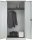 mauser Stahlschrank 790126A0 lichtgrau 1 Fachboden 95,0 x 50,0 x 195,0 cm, aufgebaut, 1 St.