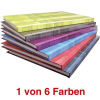 Clairefontaine Notizbuch DIN A4 kariert, farbsortiert...