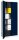 mauser Stahlschrank BF 5/22 STG - 7035/5003 lichtgrau, saphirblau 5 Fachböden 95,0 x 50,0 x 220,0 cm, aufgebaut, 1 St.