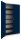 mauser Stahlschrank BF5/22-12STG 7035/5003 lichtgrau, saphirblau 5 Fachböden 120,0 x 50,0 x 220,0 cm, aufgebaut, 1 St.