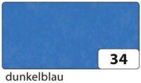 folia Transparentpapier blau 42 g/qm 25 Bogen