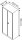 mauser Stahlschrank BF 5-6 GA  - 7035/7035 lichtgrau 1 Fachboden 60,0 x 50,0 x 195,0 cm, aufgebaut, 1 St.