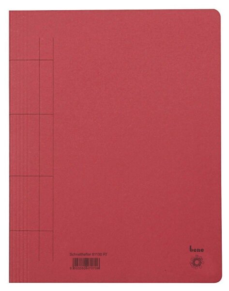 bene Schnellhefter Karton rot DIN A4, 25 St.