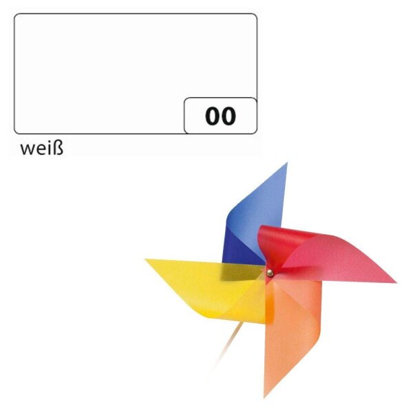 folia Transparentpapier weiß 115 g/qm 5 Rollen