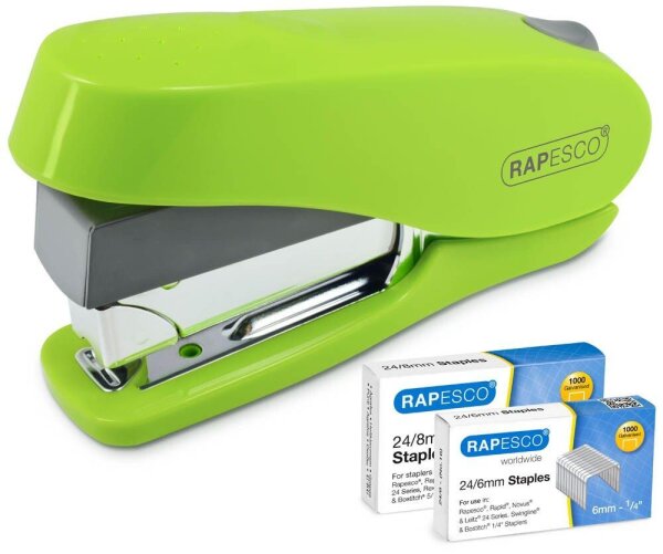 RAPESCO® Heftgerät ECO Luna Less Effort grün  ( 1470 )