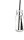 25 folia Strohhalme BLACK schwarz  ( 12590 )
