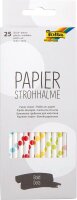 folia Strohhalme BOLD DOTS farbsortiert gepunktet Papier,...