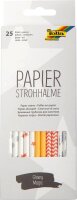 folia Strohhalme GLOWY MAGIC farbsortiert Papier,...