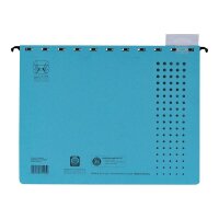 ELBA Hängehefter chic ULTIMATE Karton blau DIN A4 1x kaufmännische Heftung, 5 St.