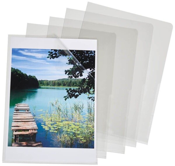 Lands Sichthüllen DIN A4 glasklar glatt 0,15 mm, 100 St.