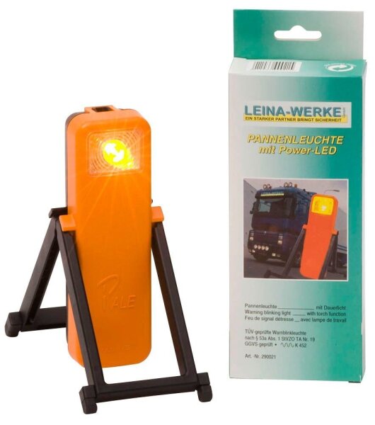 LEINA-WERKE LED Warnleuchte orange 20,8 cm, 1 St.