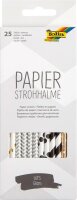folia Strohhalme LET´S GLAM farbsortiert Papier,...
