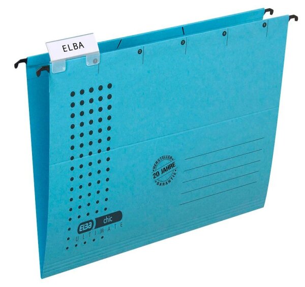 ELBA Hängemappen chic ULTIMATE blau, 5 St.