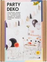 folia Partydeko-Set mehrfarbig Modern, 15 St.