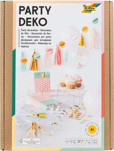 folia Dekoartikel mehrfarbig Herze, 15 St.