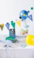 folia Dekoartikel mehrfarbig Blitze, 15 St.