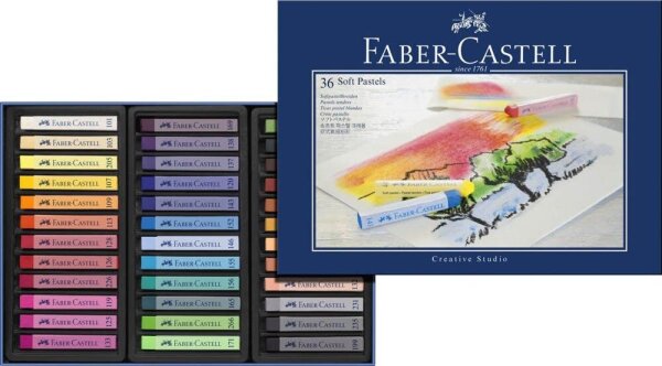 FABER-CASTELL Creative Studio Pastellkreide farbsortiert 36 St.